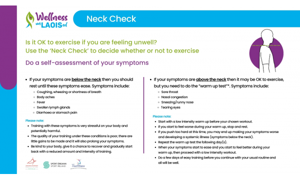 Is it OK to exercise if you are feeling unwell?