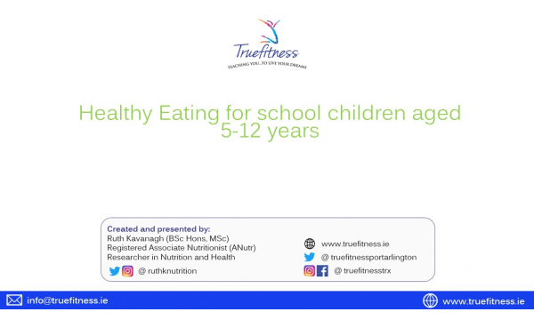 Healthy Eating for school children aged 5-12 years